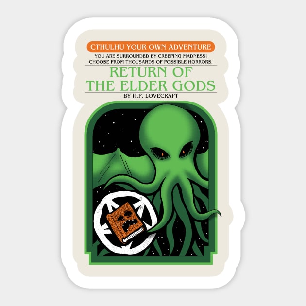 Cthulhu Your Own Adventure Sticker by MJ